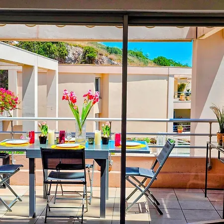 Le Phare, Superbe Vue Mer, Piscine Climatisation Parking Lägenhet *